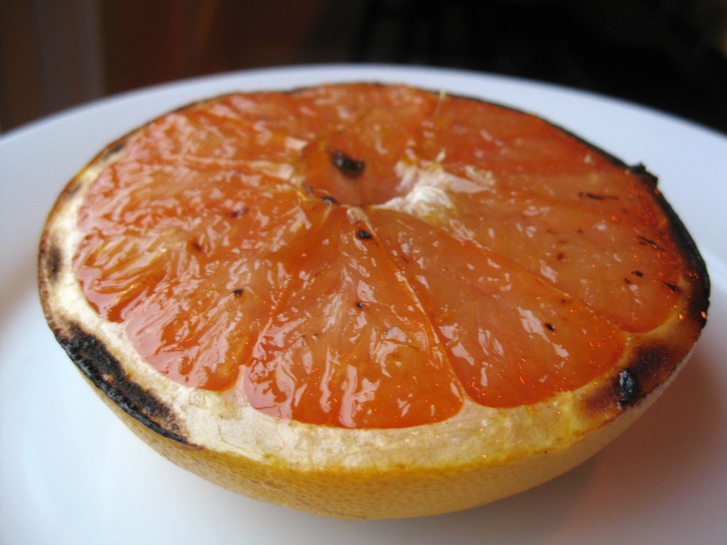 caramelized grapefruit