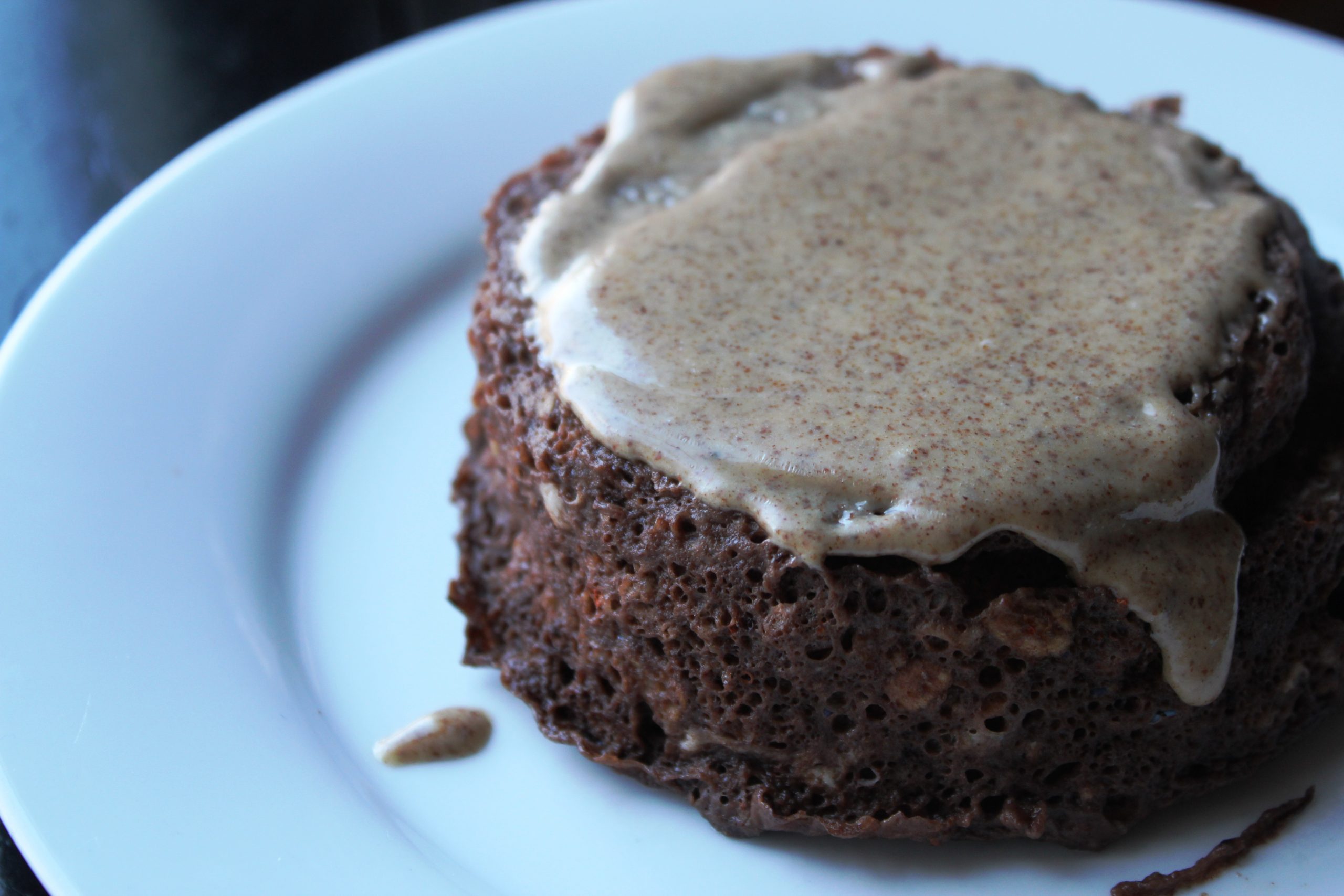 chocolate protein cake for breakfast