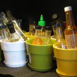 fine condiment pots