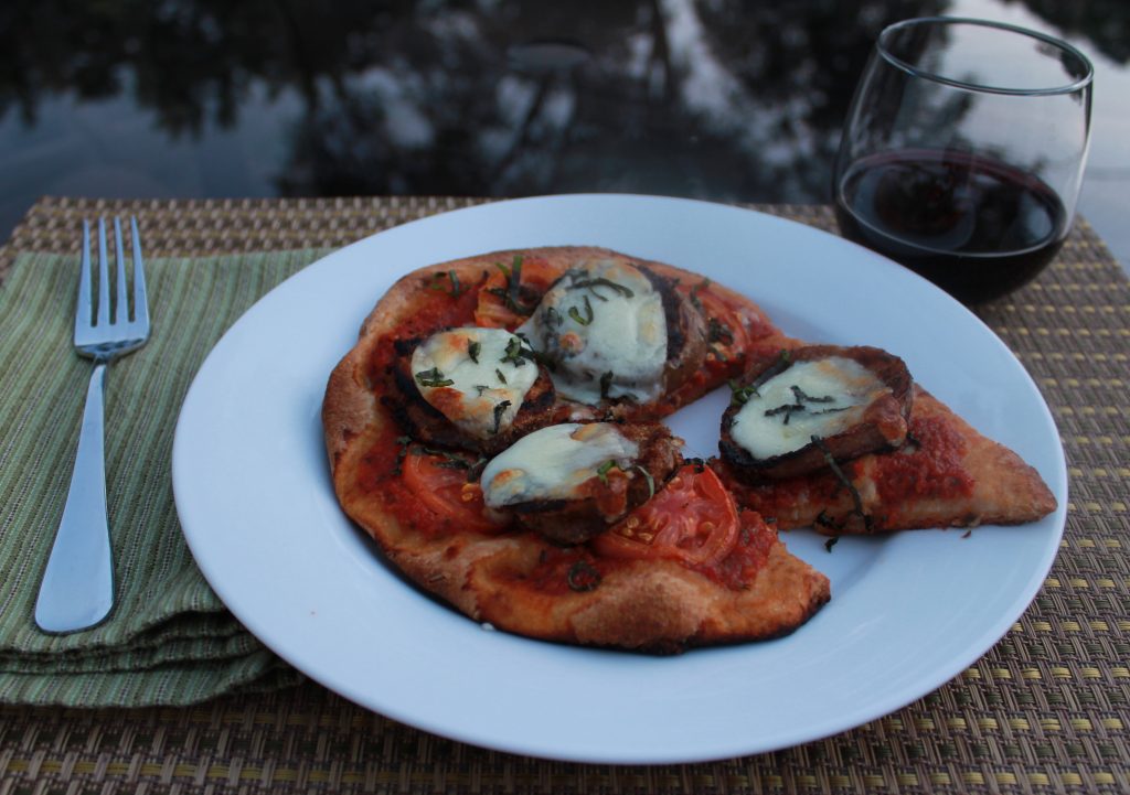 eggplant parmesan pizza