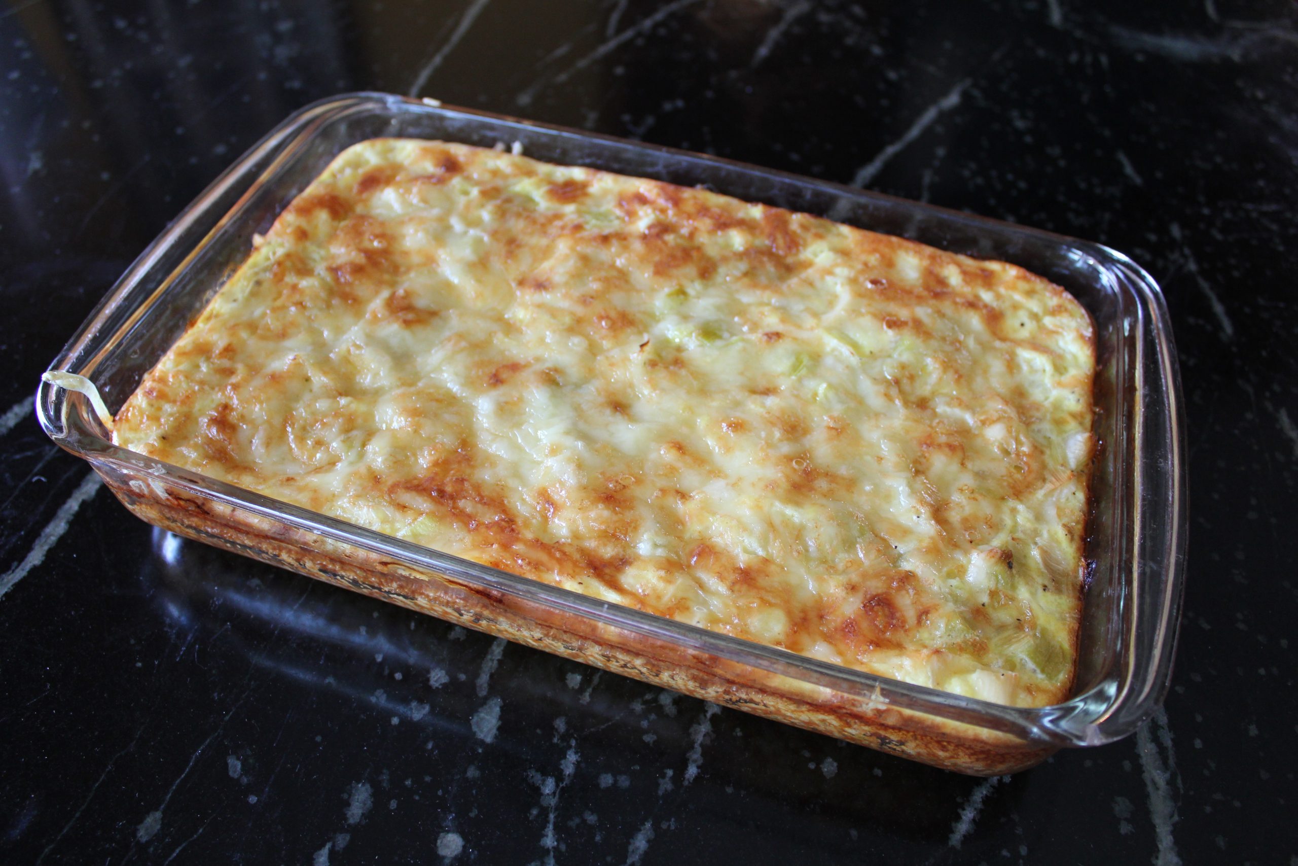 egg casserole with rice crust Jax House