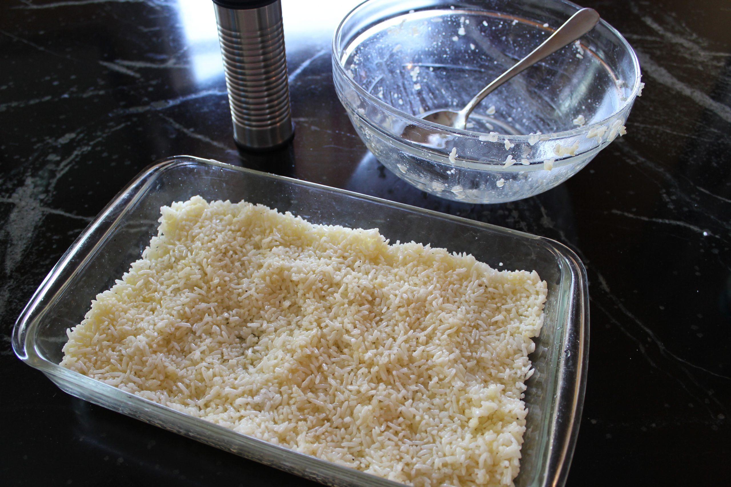 egg casserole with rice crust Jax House