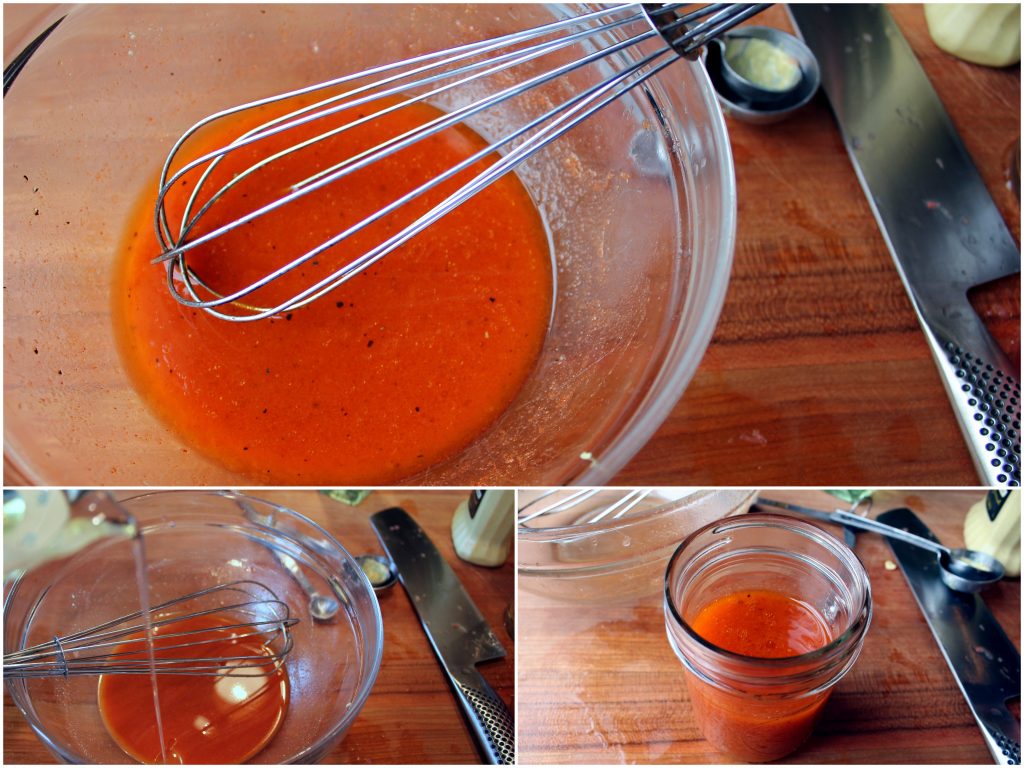 smoky paprika and grapefruit dressing