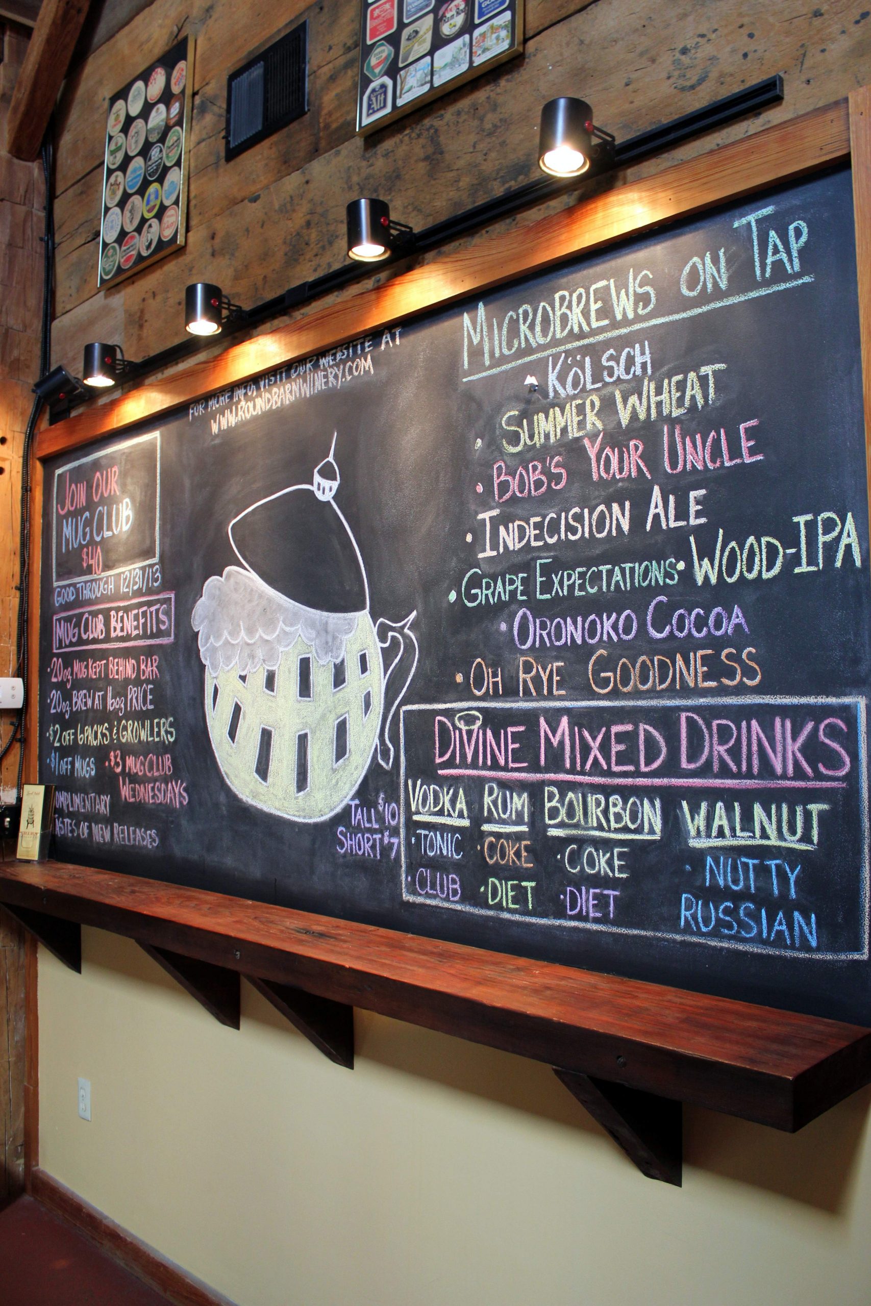 Round Barn Beer List Jax House