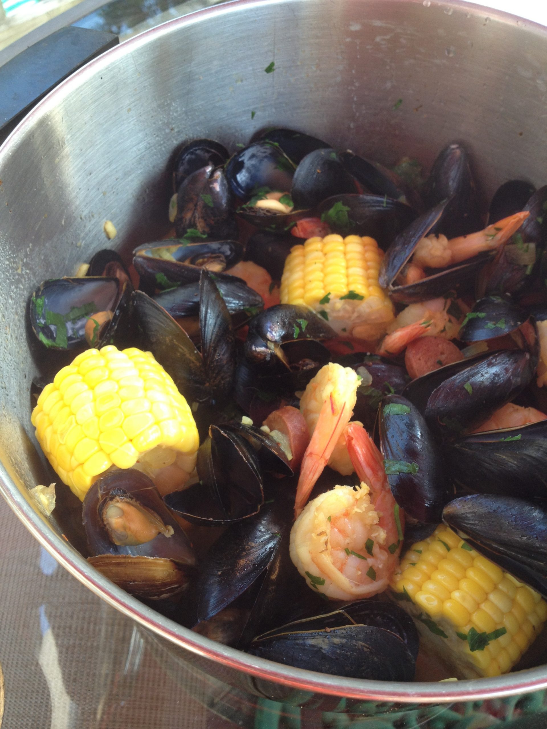 shrimp, mussels and chorizo (8) Jax House