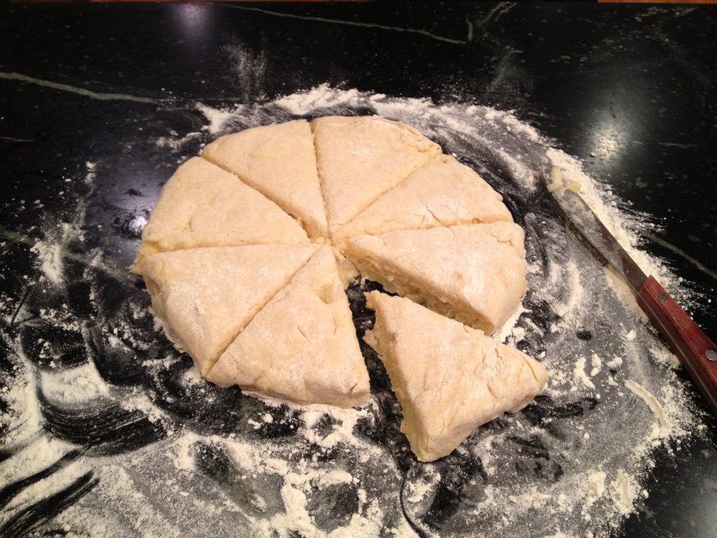 Apple and White Cheddar Scones