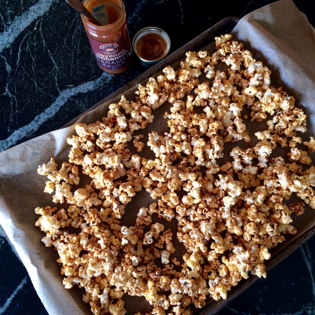 cayenne cinnamon caramel corn