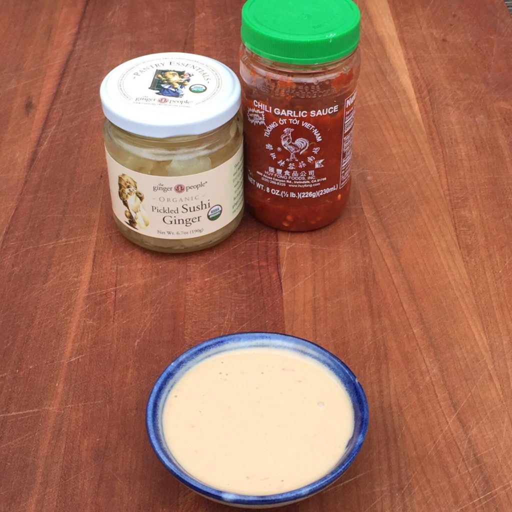 Chili Garlic Ginger Dipping Sauce