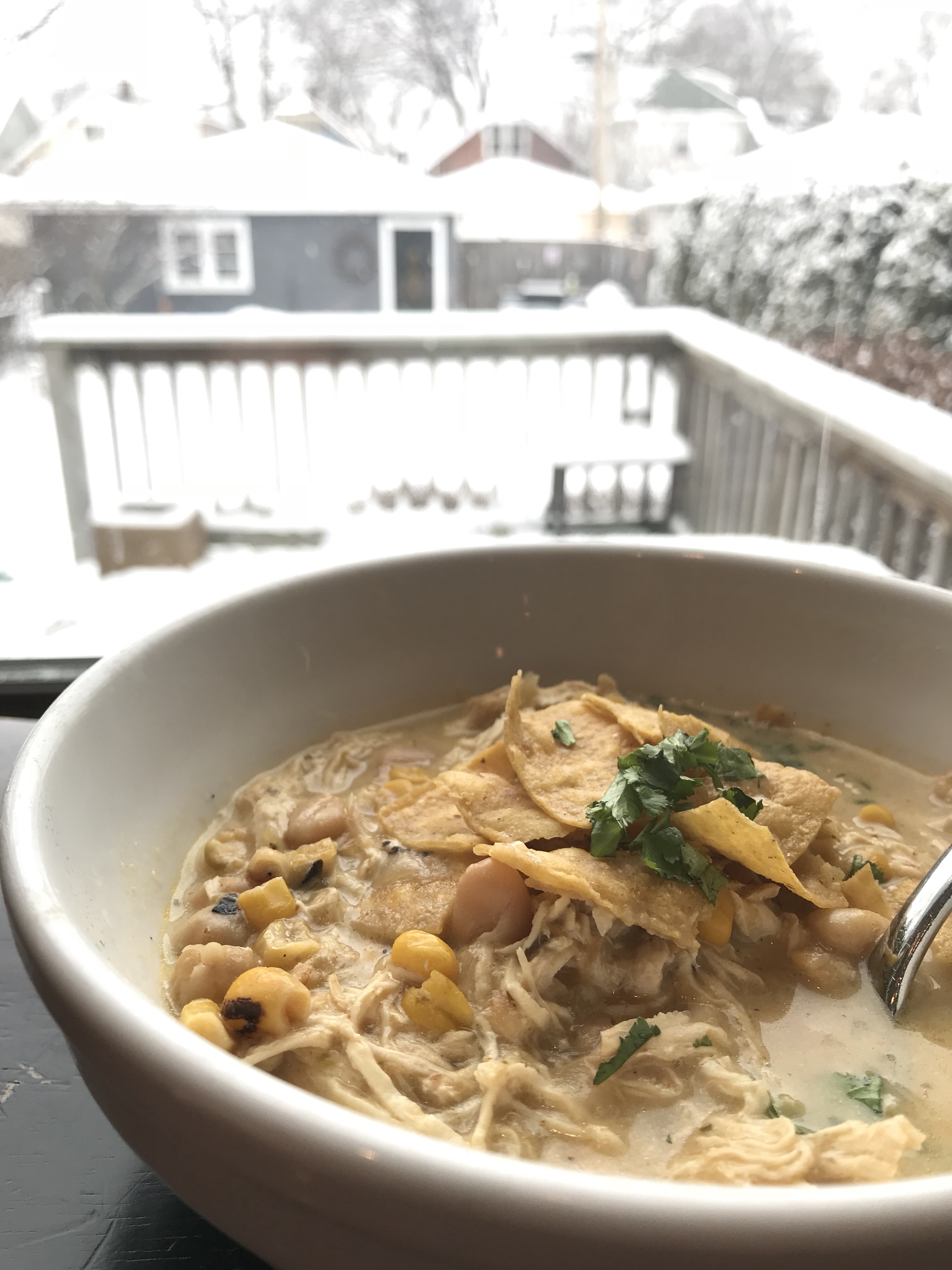 white bean chicken chili