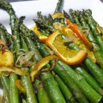 Roasted Asparagus with Orange Slices