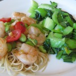 In the Box — CSA Week 7 {Sweet Scallion Shrimp}