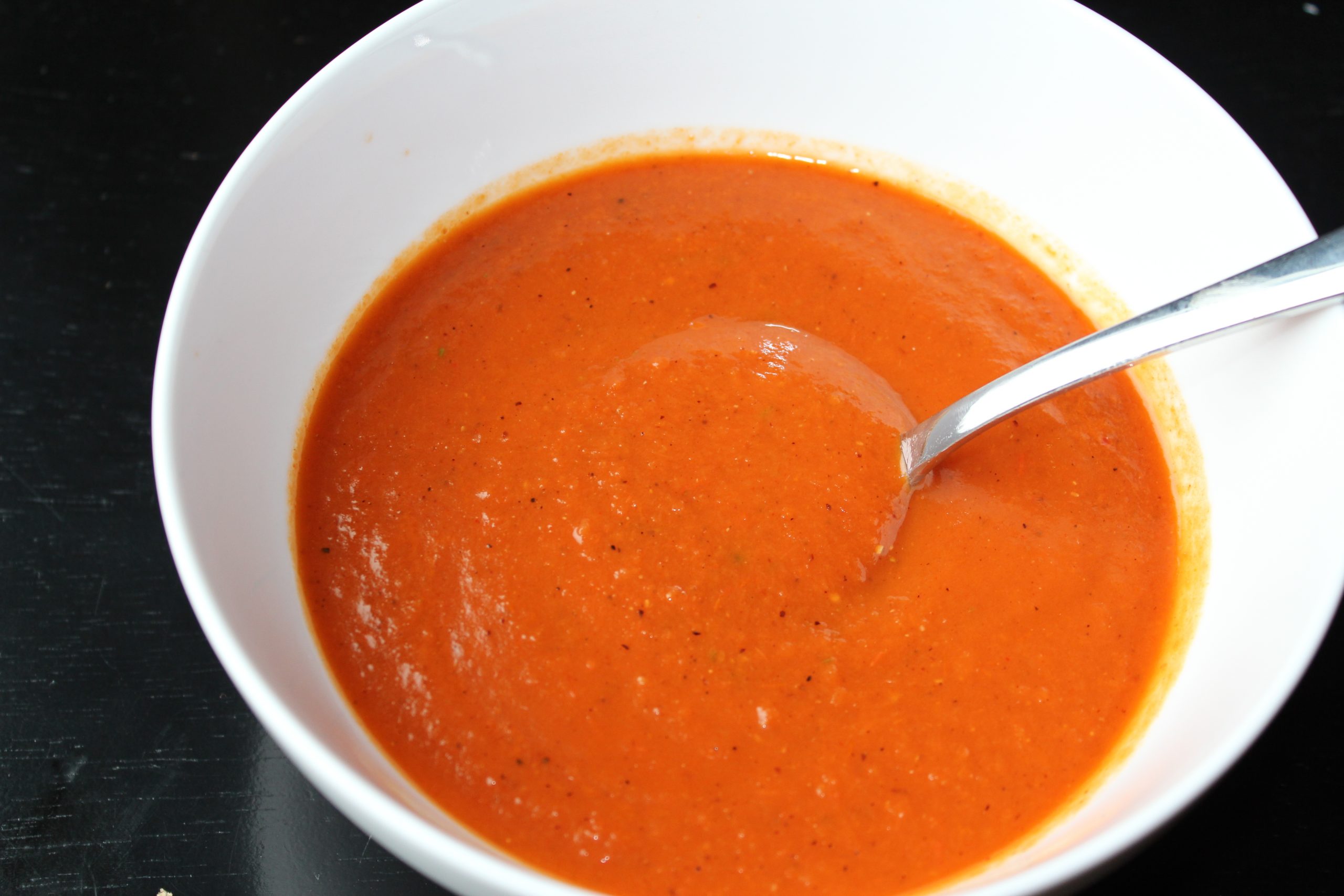 roasted tomato soup bowl