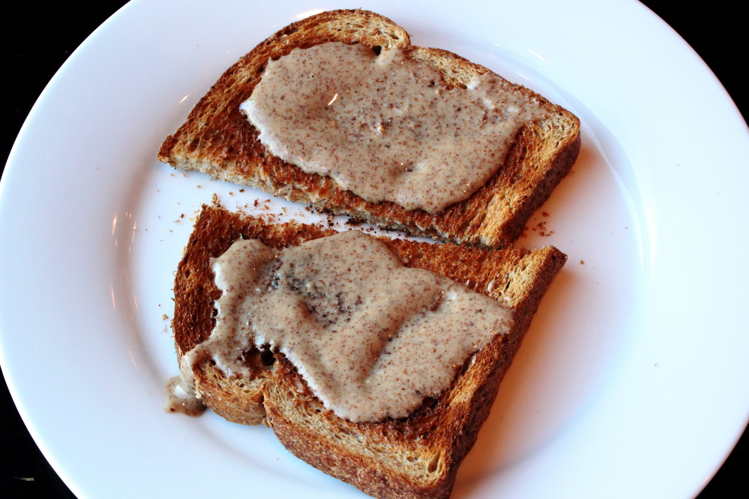 almond butter on toast