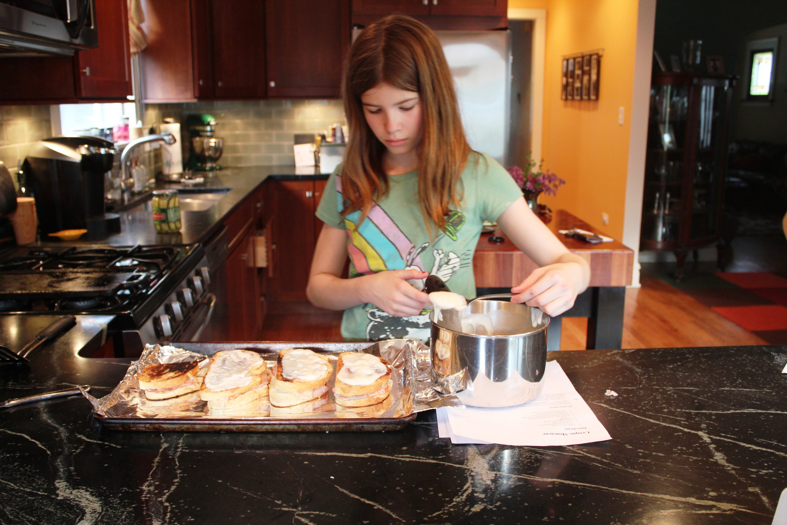 bechamel croque monsieur