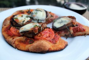 eggplant parmesan pizza