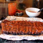 Laboring {Cherry Bourbon BBQ Ribs}