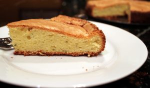 lemon basil olive oil cake