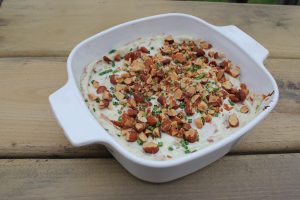 Warm Blue Cheese and Bacon Dip