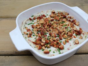 Warm Blue Cheese and Bacon Dip