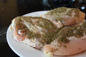 chicken za'atar