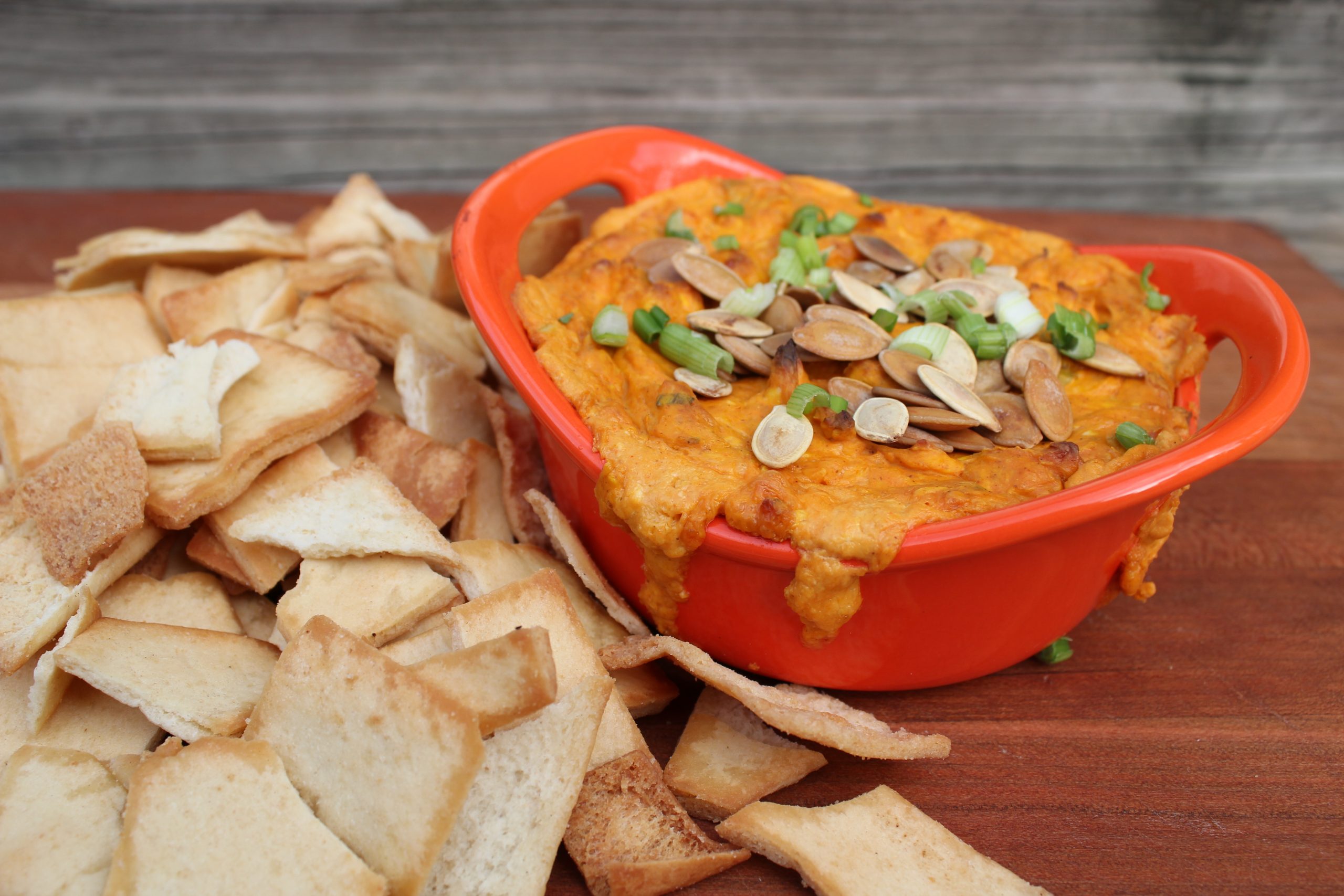 Pumpkin Cheddar Cheese Dip