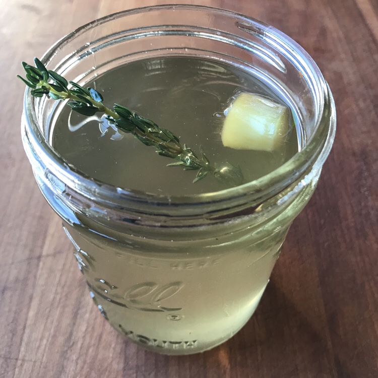 Ginger Thyme Simple Syrup