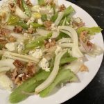 Reverse Sear {Celery and Fennel with Walnuts and Blue Cheese}