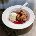 Summer Memories {Strawberry Rhubarb Crisp}